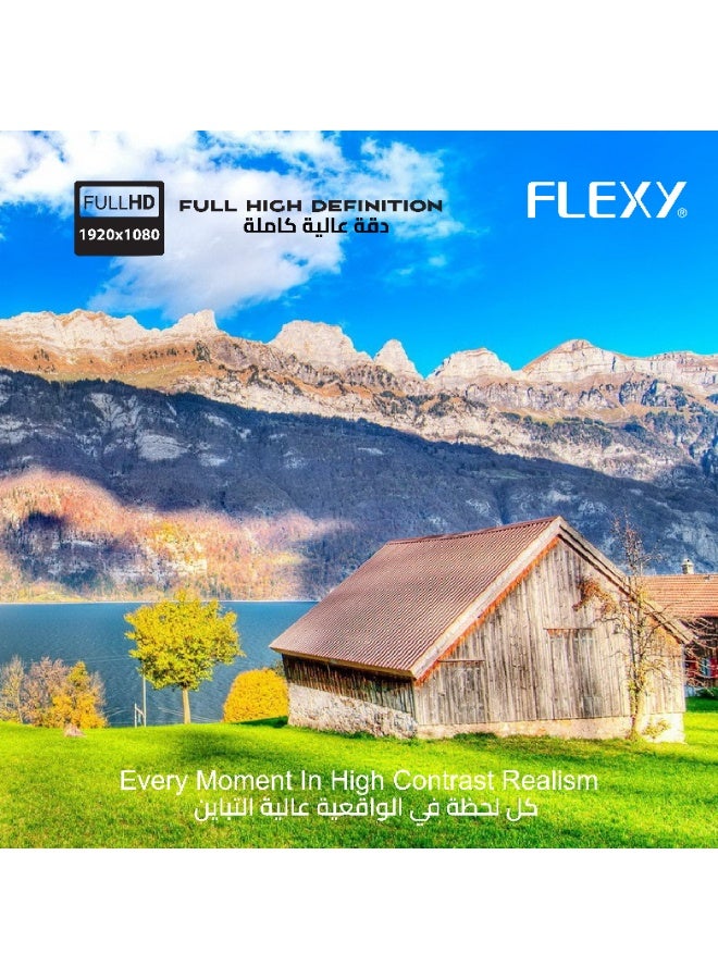 Flexy 32″ Smart LED TV HD Ready Android TV, Netflix & YouTube, Wi-Fi, HDMI & USB, 1GB RAM, 8GB ROM, Free Wall Mount, 2-Year Warranty - Image 4